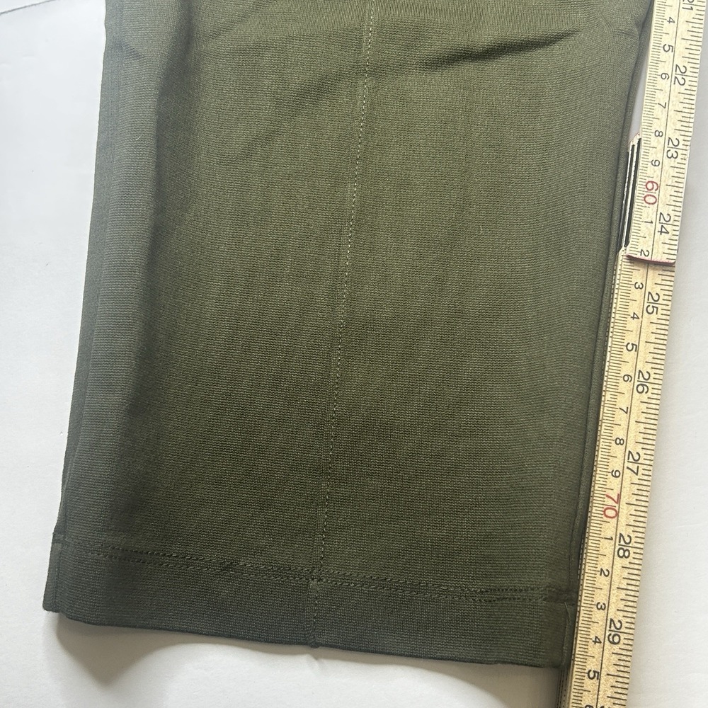 Dear Scarlett Everywhere Magic Pants Size M Olive Green Ponte Knit High Rise - Picture 14 of 16